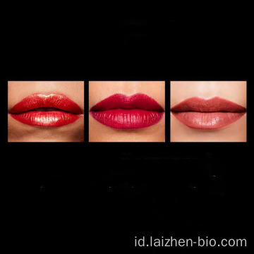 Lipstik matte berwarna-warni yang mengkilap dan tahan lama